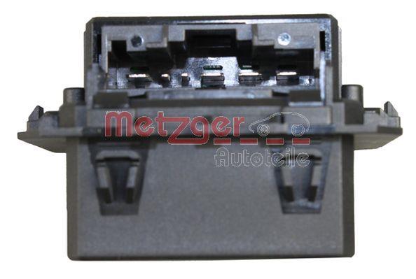 Résistance, pulseur d'air habitacle (Élément de commande, chauffage/ventilation) METZGER ref. 0917077
